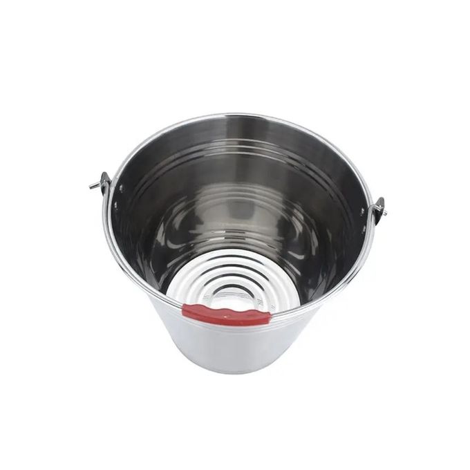 Stainless Steel Bucket - Silver