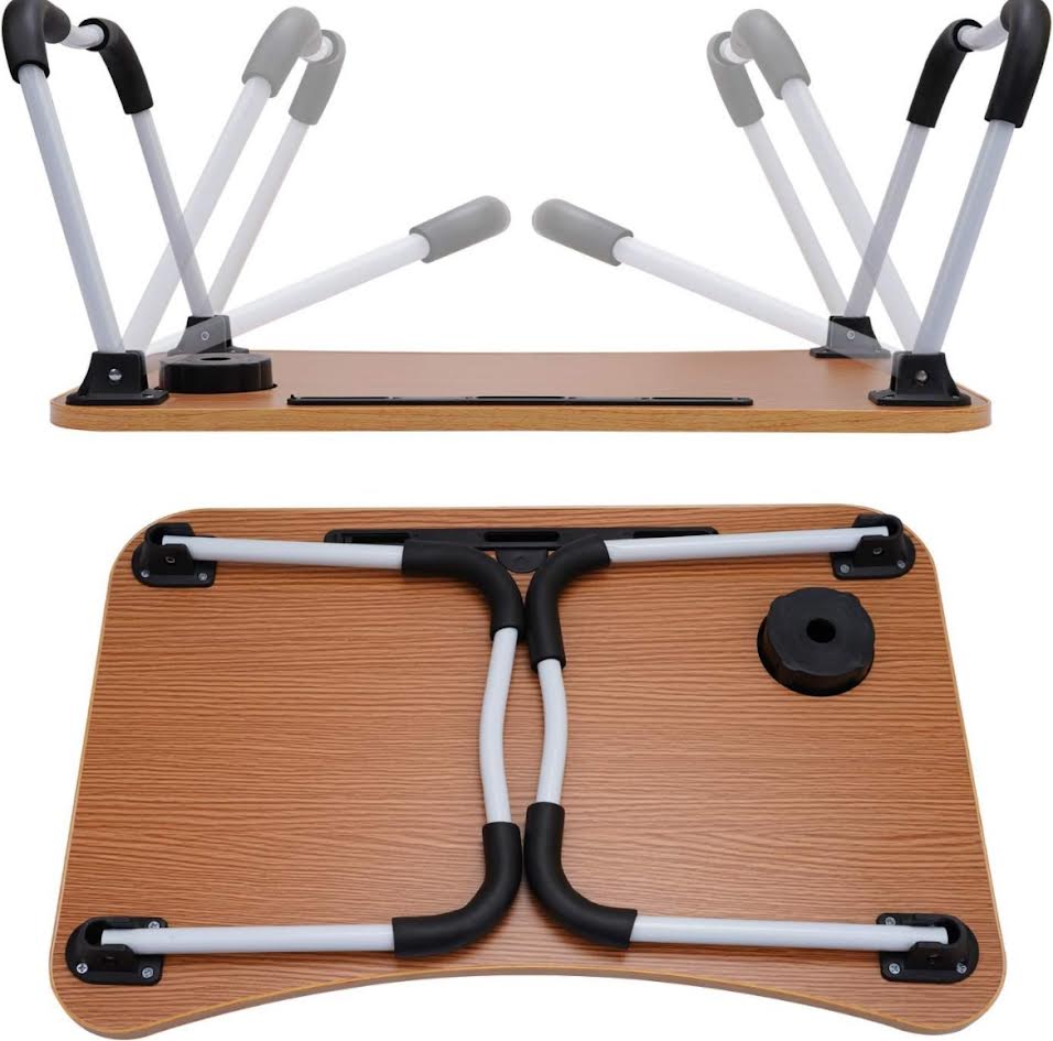 Foldable Laptop Table,Laptop Desk, Portable Laptop Bed Tray Table Notebook Stand